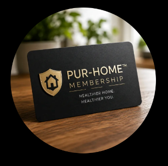 Black PUR-HOME membership card